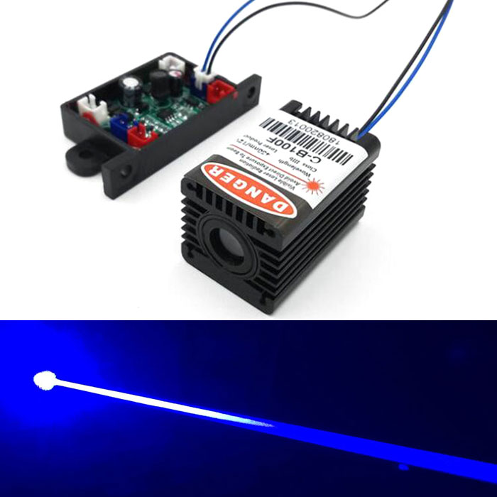 450nm 100mW Módulo láser azul Thick Laser Beam Bar Laser Light